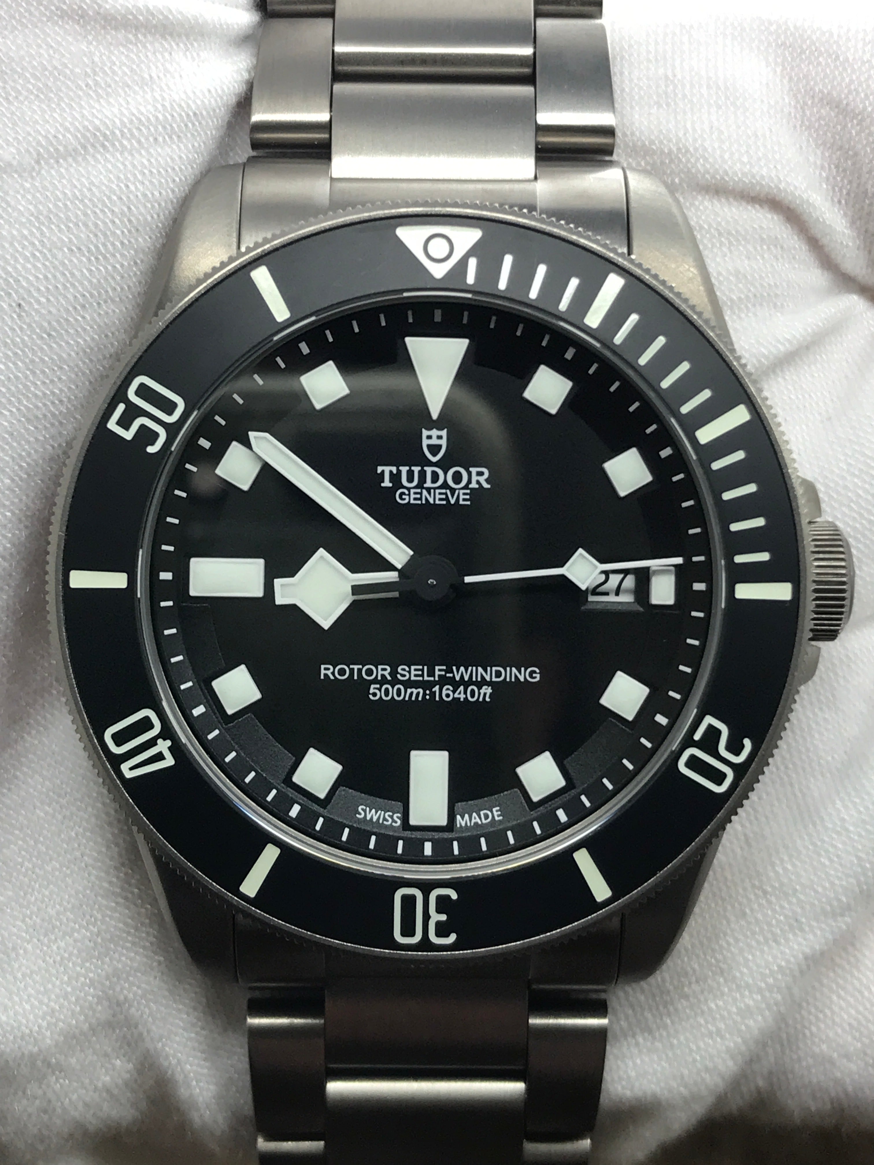 Tudor Pelagos 42mm 25500TN Black Dial Automatic Men's Watch