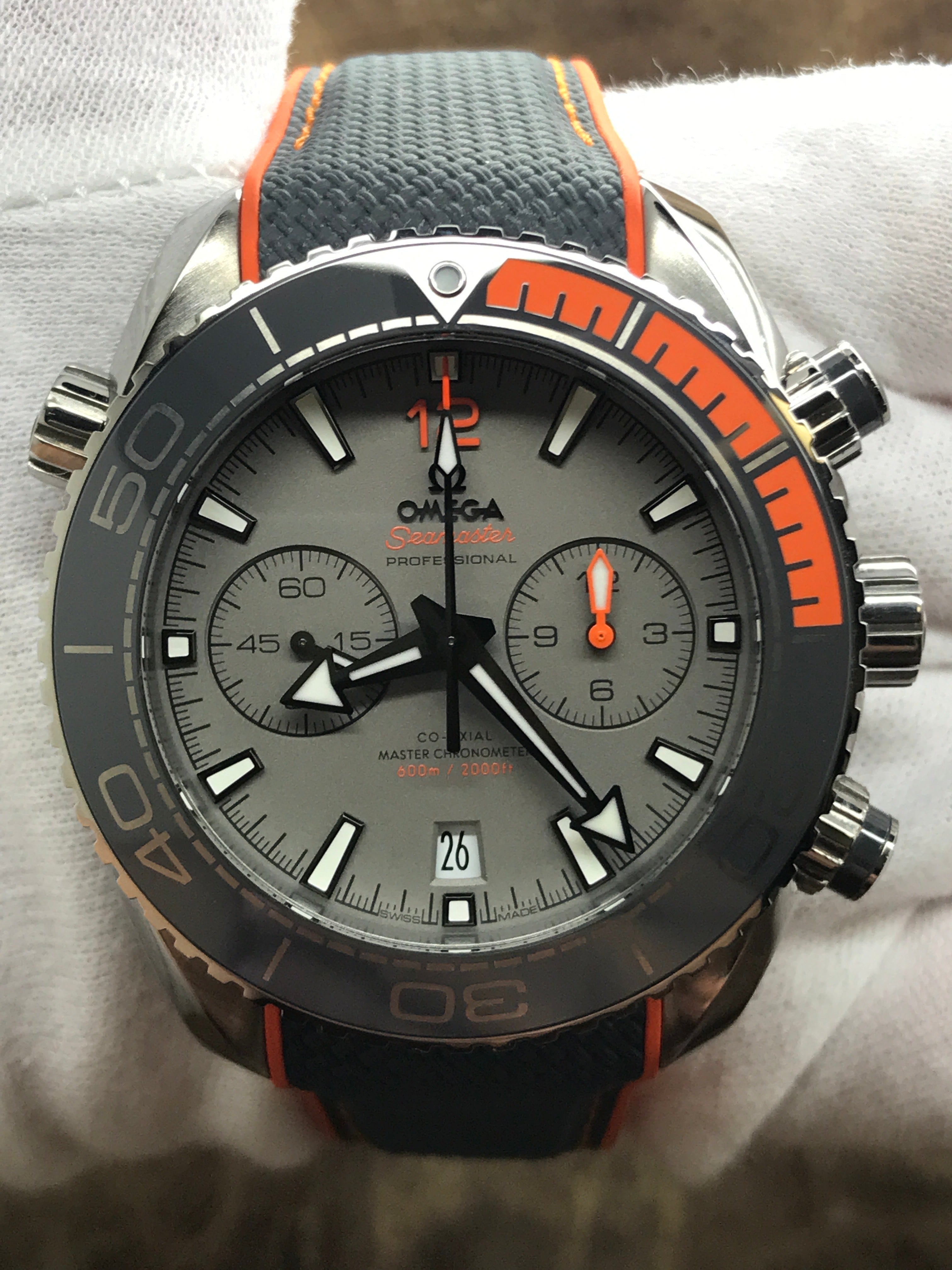 Omega Seamaster Planet Ocean Chronograph Grey - Main Image