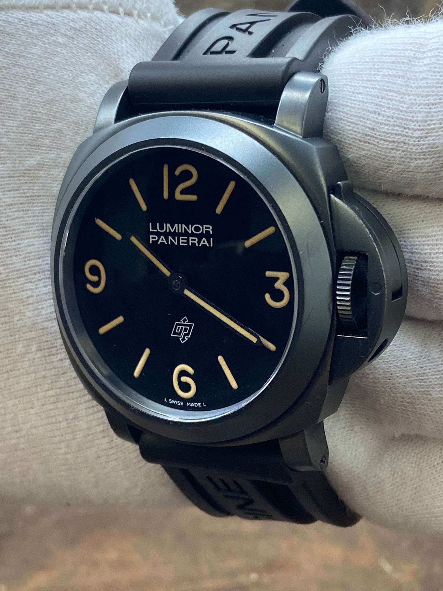 Panerai Luminor Base Logo PVD Paneristi PAM00360 Black Dial Manual