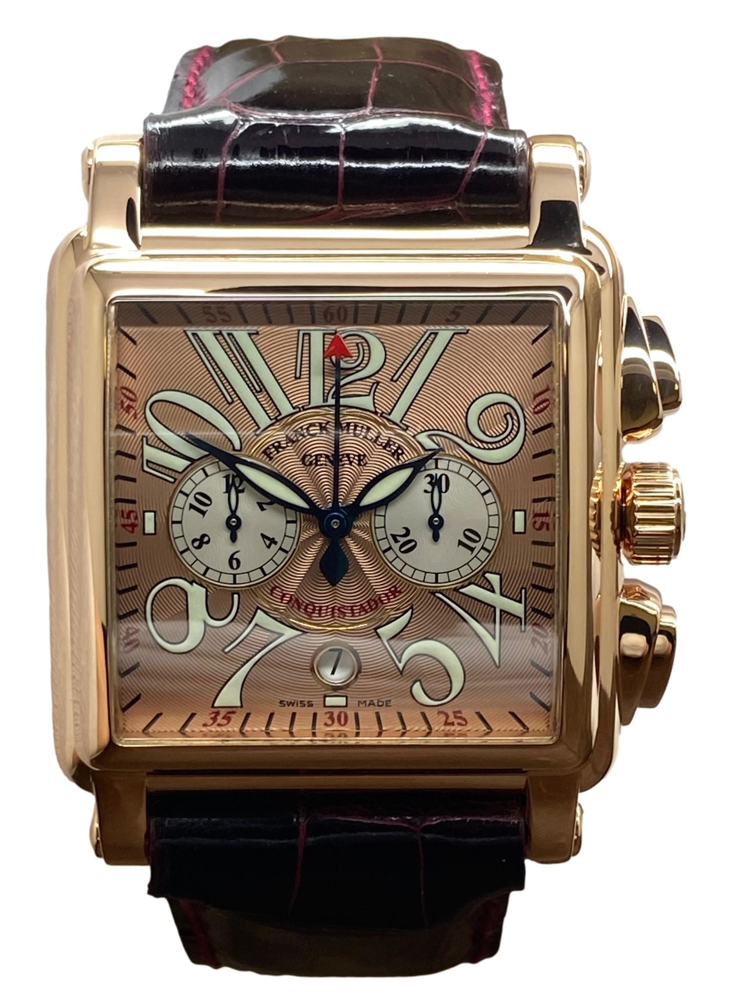 Franck Muller Conquistador Cortez Chronograph 18K Yellow Gold