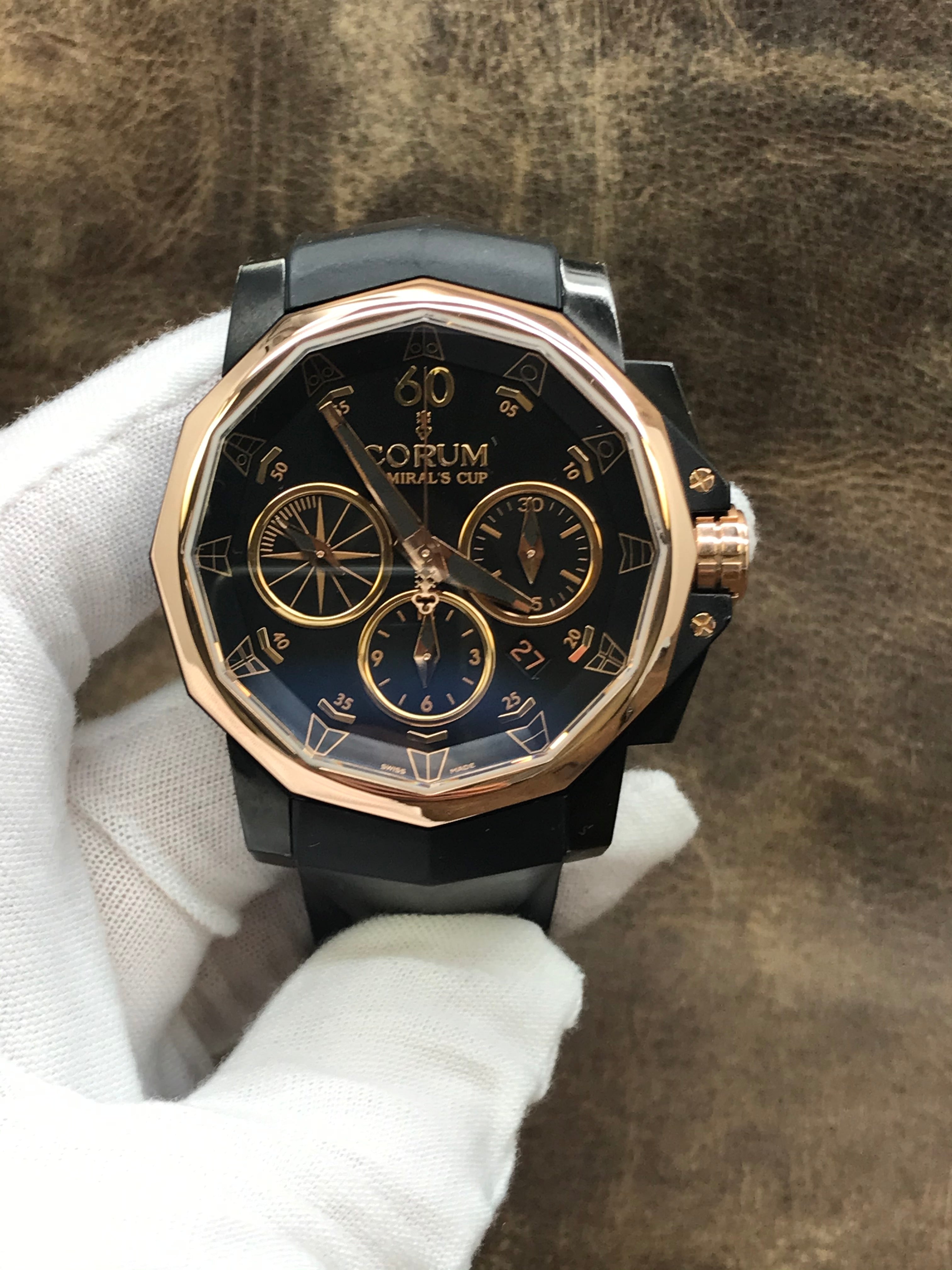 Corum Admirals Cup Watch Corum Admirals Cup Black Dial Automatic