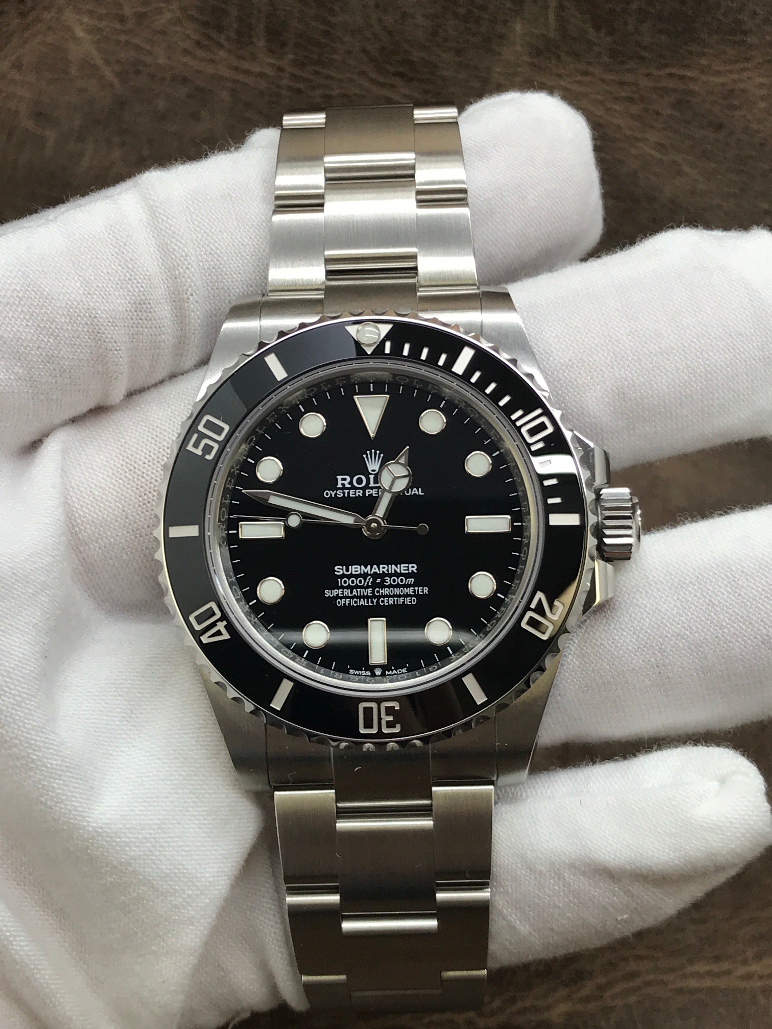 Rolex Submariner No Date 41mm 124060 Black Dial Automatic Men's
