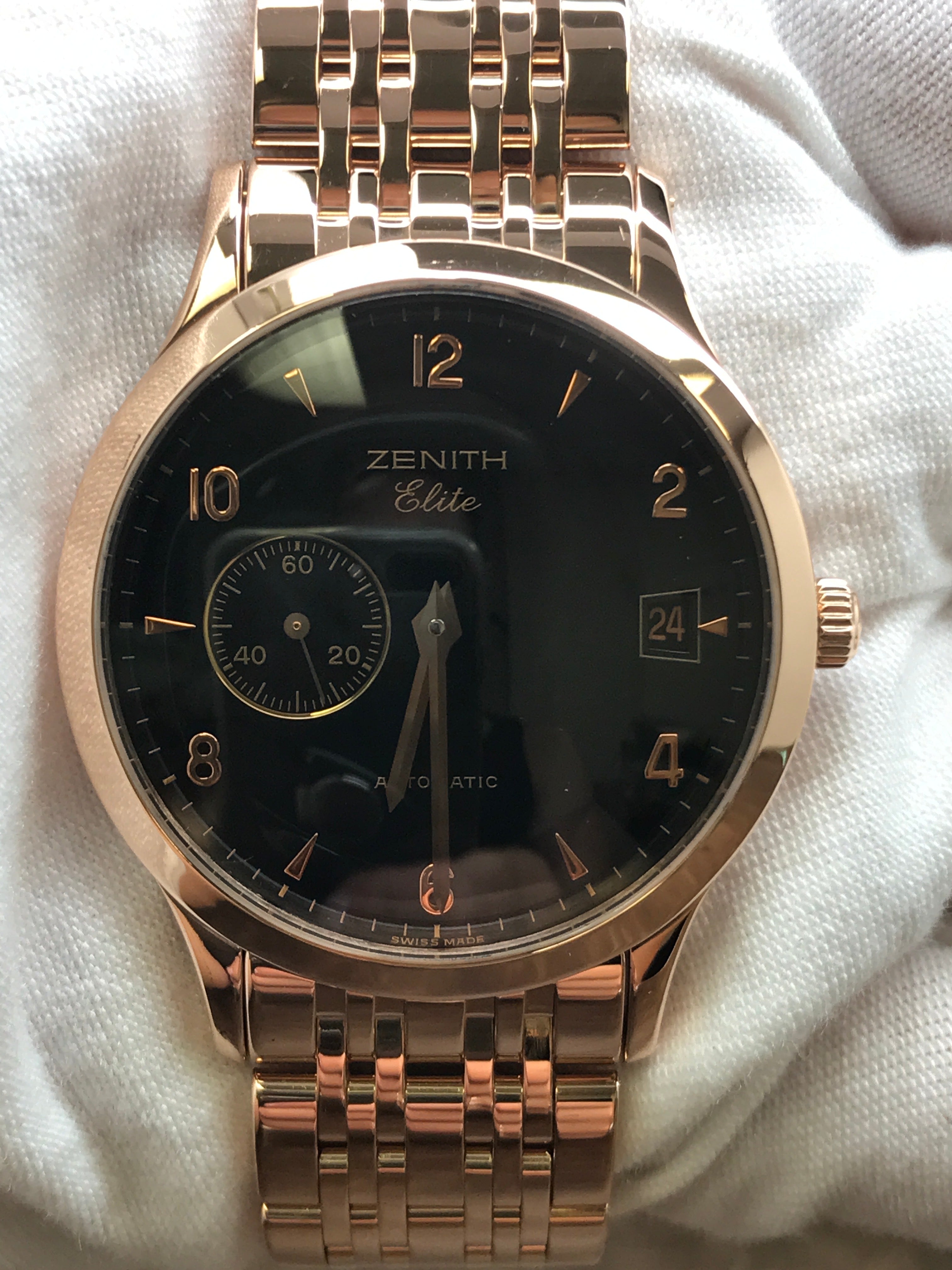 Zenith Elite Classic Black Dial Automatic - Main Image