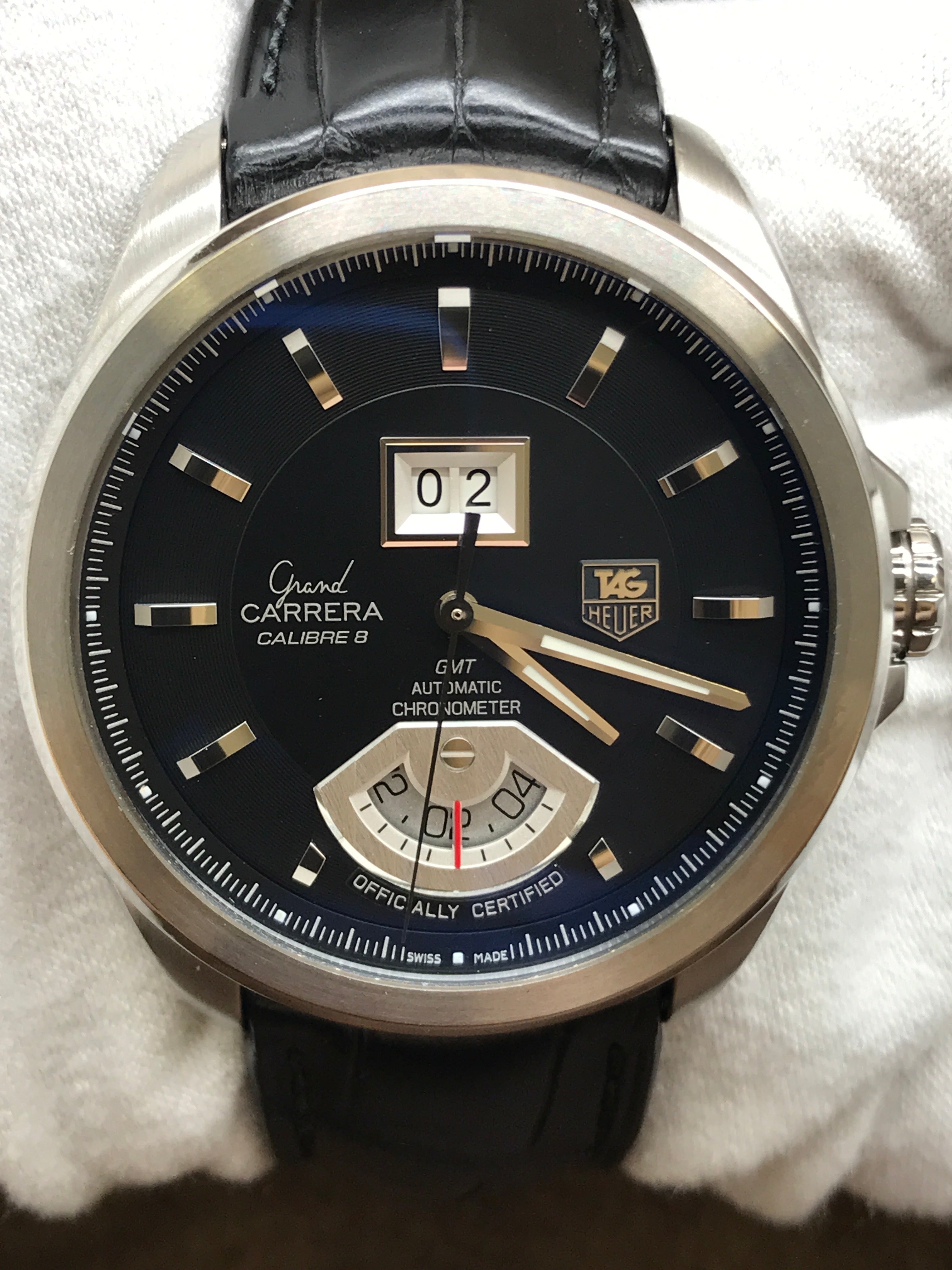 TAG Heuer Grand Carrera WAV5111 Black Dial Automatic Men's Watch