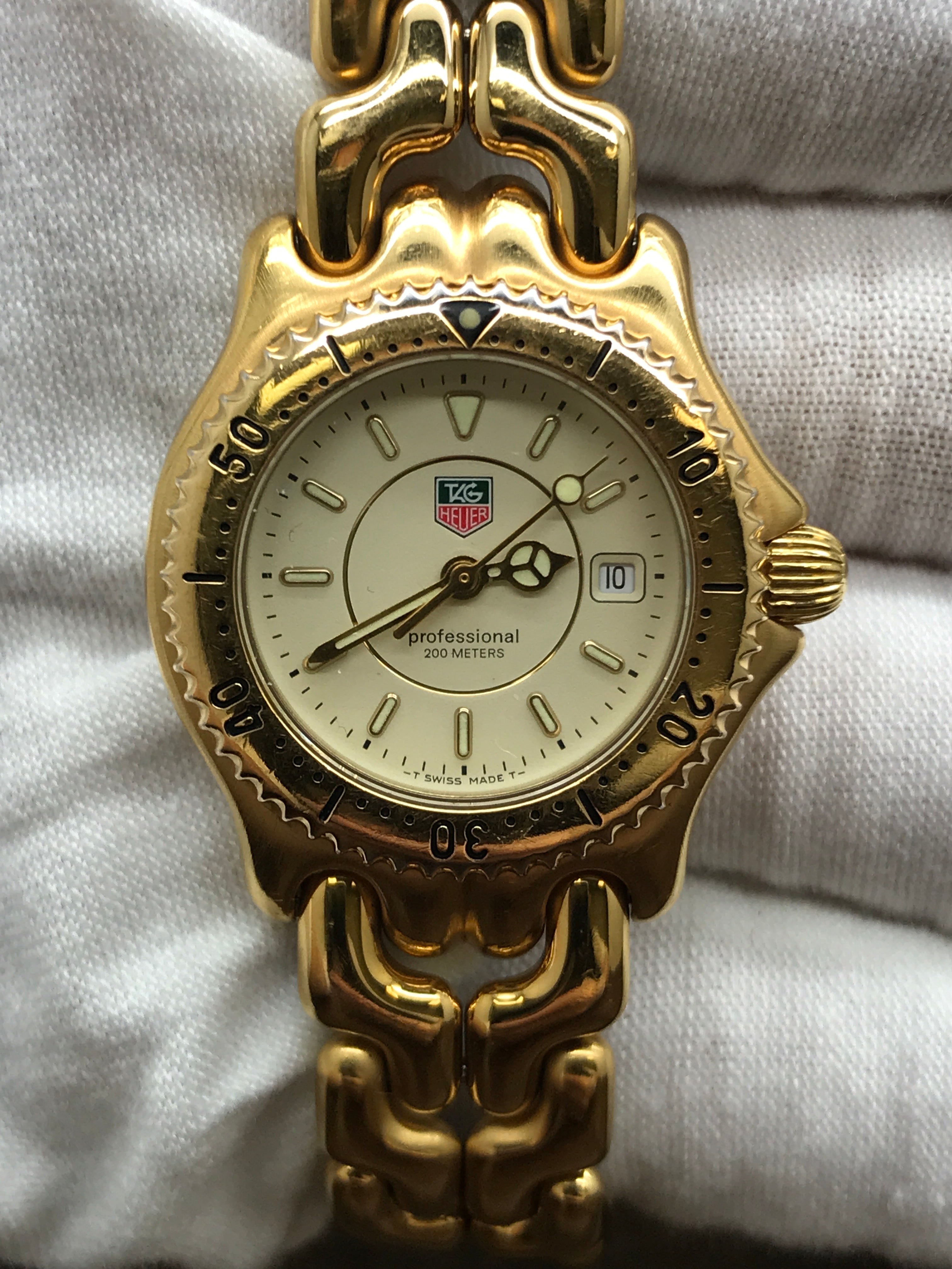 Heuer Professional Tag Heuer Women's Gold Watch TAG Heuer