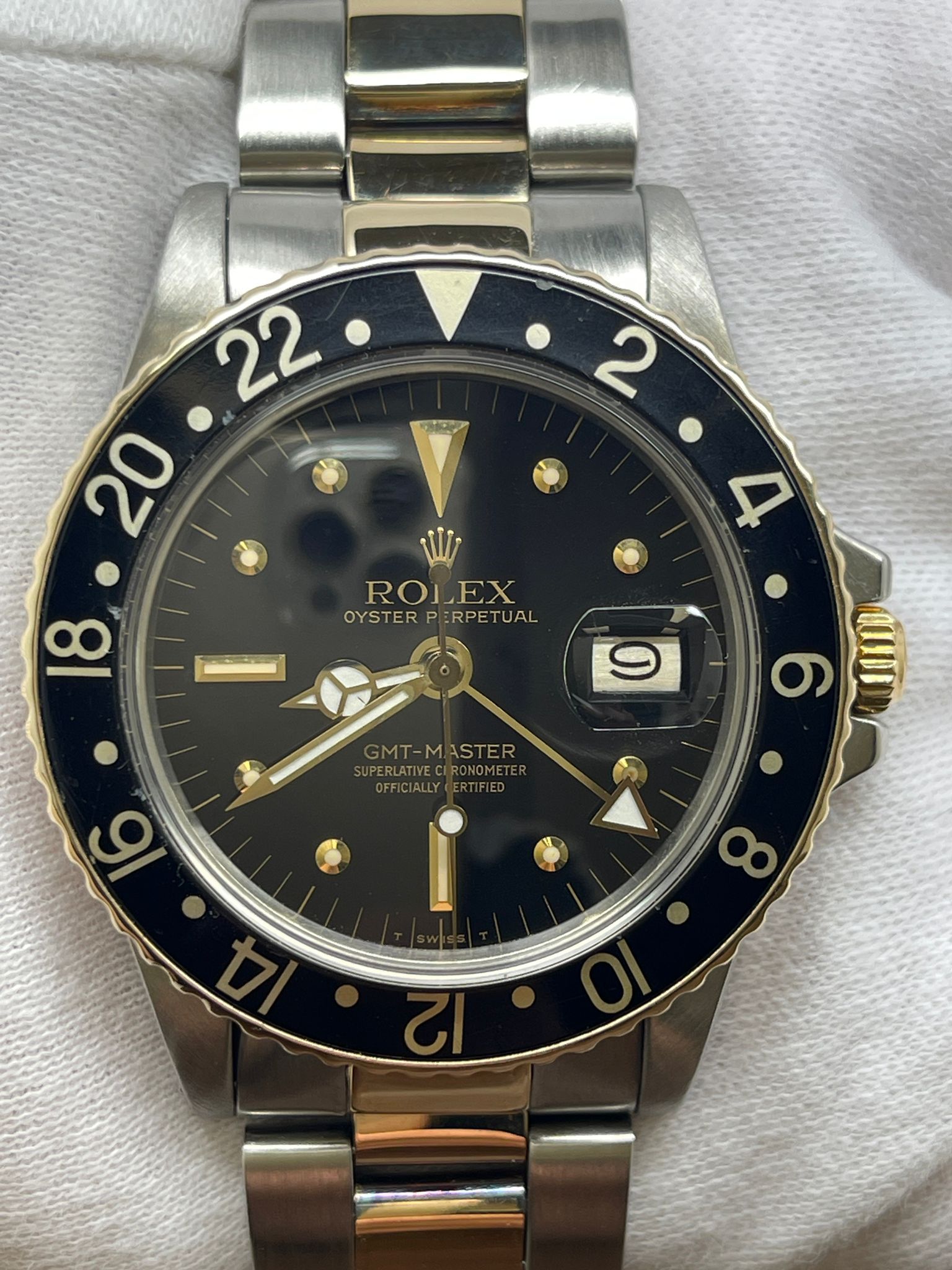 Rolex GMT Master 1675 Black Nipple Dial Automatic Men's Watch