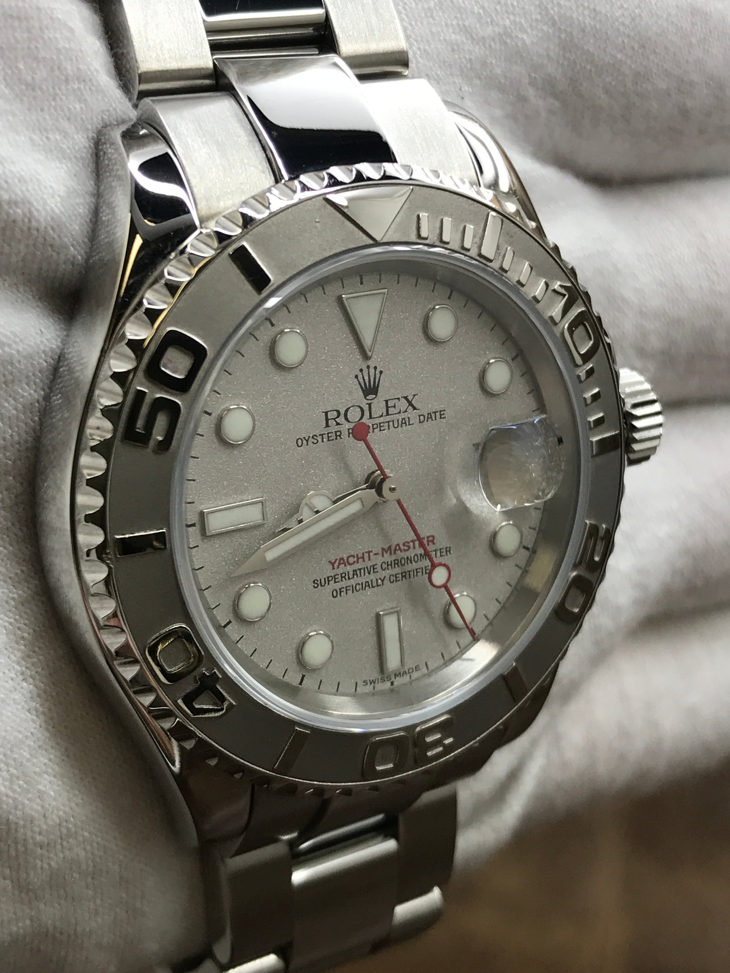 Stainless Steel 16622 Pre Owned Yacht Master Rolex Rolex Yacht