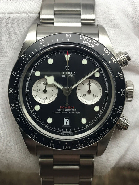 Tudor Black Bay Chrono 79360N Black Panda Dial Automatic Men's Watch
