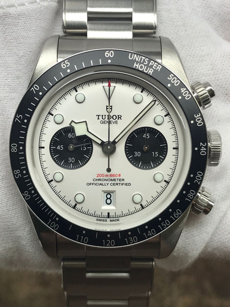 Tudor Black Bay Chrono 79360N White Panda Dial Automatic Men's Watch
