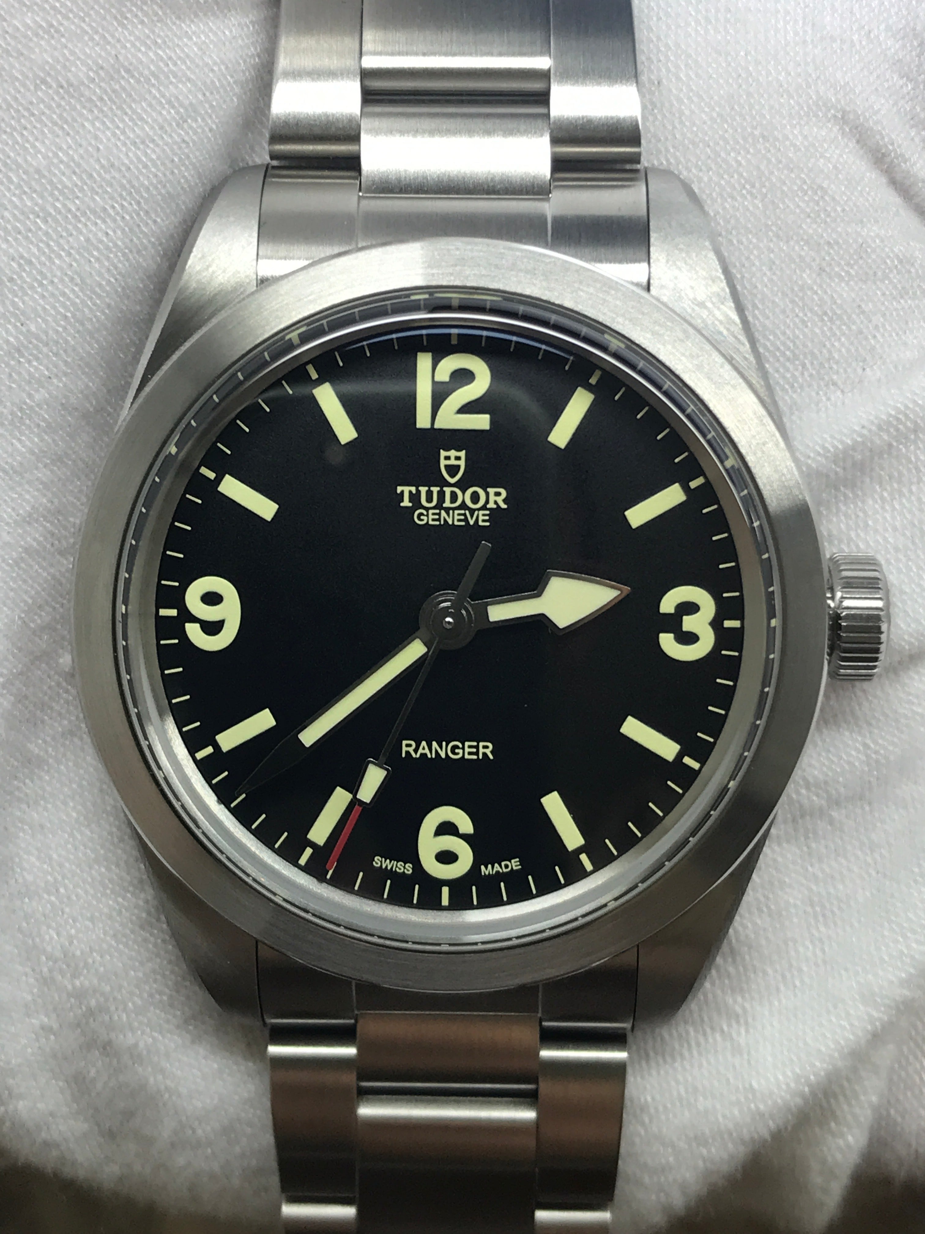 Tudor Ranger 79950 Black Dial Automatic Men's Watch – Signature Watches