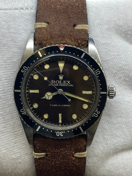 Rolex Turn-O-Graph 6202 Black Service Dial Automatic Watch