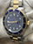 Rolex Submariner Date B&P 16613 Custom Blue Dial Automatic Men's Watch