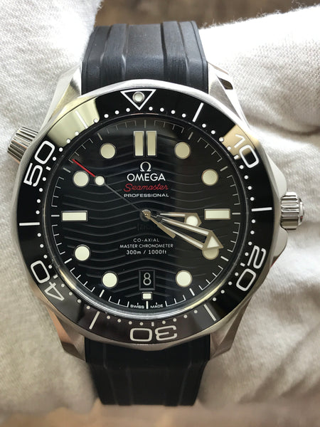 Omega Seamaster Diver 300M 210.32.42.20.01.001 Black Dial Automatic Men's Watch