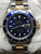 Rolex Submariner Date 16613 Custom Blue Dial Automatic Men's Watch