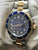 Rolex Submariner Date 16613 Custom Blue Dial Automatic Men's Watch