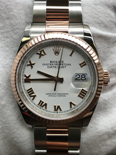 Rolex Datejust 36 126231 White Dial Automatic Watch