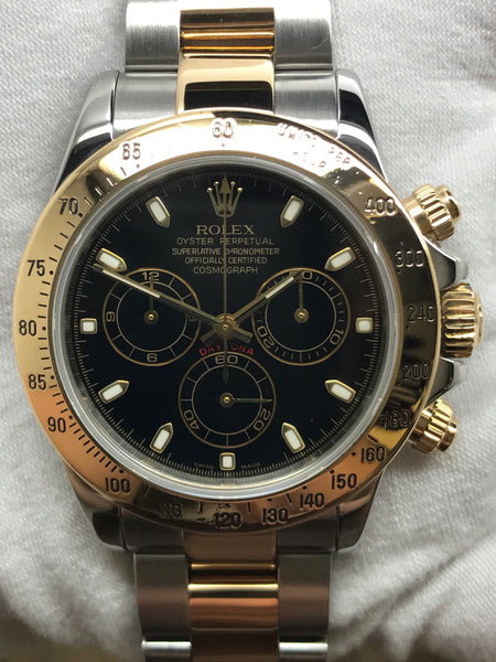 Rolex Daytona Cosmograph 116523 Black Dial Automatic Men's Watch