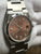 Rolex Datejust Oysterquartz 17000 Custom Salmon Diamond Dial Quartz Watch