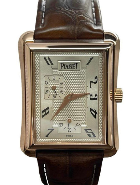 Piaget Emperador 18K Rose Gold G0A25037 Silver Dial Automatic Men's Watch
