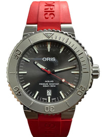 Oris Aquis Date Relief 01 733 7730 4153  Grey Dial Automatic Men's Watch