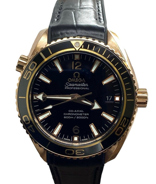 Omega SEAMASTER PLANET OCEAN 600M 232.63.42.21.01.001 Black Dial Automatic Men's Watch