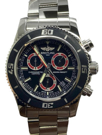 Breitling SuperOcean Chronograph M2000 A73310 Black Dial SuperQuartz Men's Watch
