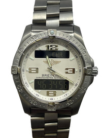 Breitling Aerospace Avantage E79362 White Dial Superquartz Men's Watch