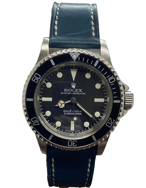 Rolex Submariner CPO Card 5513 Black Dial Automatic Men's Watch