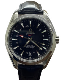 Omega Seamaster Aqua Terra 150m GMT 231.13.43.22.01.001  Black Dial Automatic Men's Watch