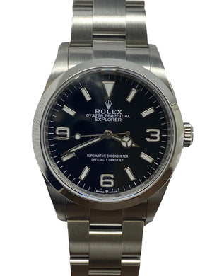 Rolex Explorer 36mm 124270 Black Dial Automatic Watch