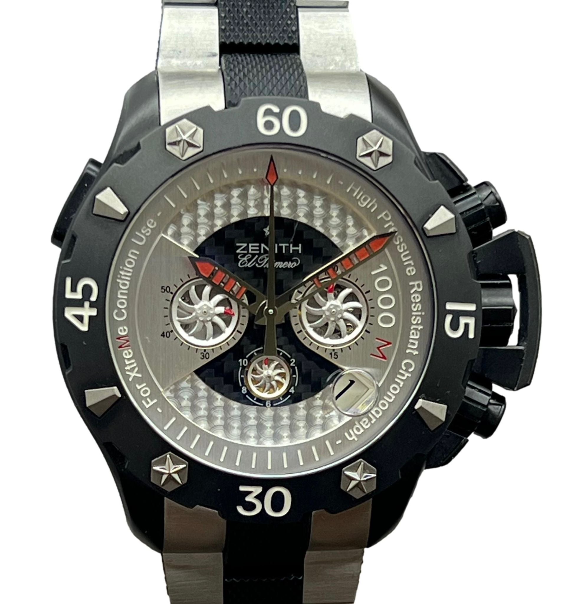 Zenith R425 Zenith Defy Xtreme Chronograph 96.0525.4000/21.M525 Silver Dial Automa ...