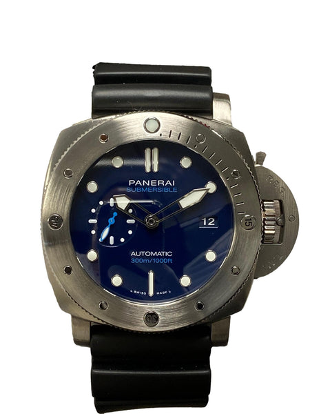 Panerai Submersible BMG Tech L.E 1500pcs PAM02692 Blue Dial Automatic Men's Watch