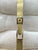Omega 16mm Solid 14k Yellow Gold Champagne Dial Quartz Women's Watch