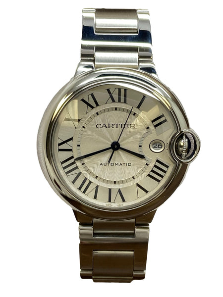 Cartier Ballon Bleu 40mm WSBB0040 Silver Roman Dial Automatic Watch
