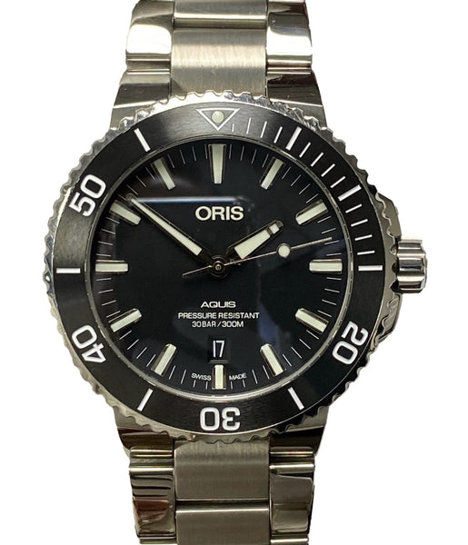 Oris Aquis Date 01 733 7730 4154 Black Dial Automatic Men's Watch