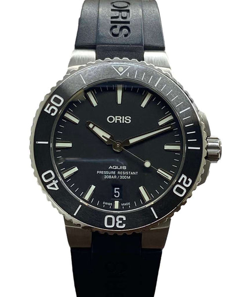 Oris Aquis Date 01 733 7732 4124 Black Dial Automatic Men's Watch