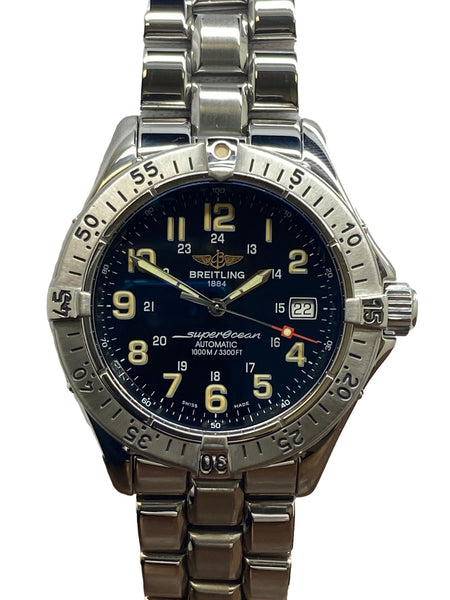 Breitling Superocean A17040 Black Dial Automatic Men's Watch