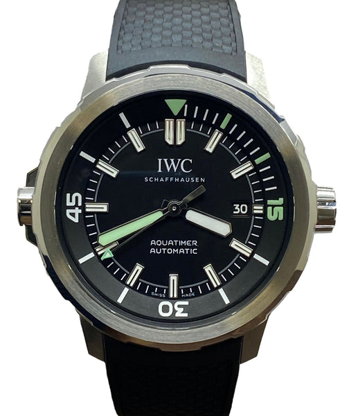 IWC Aquatimer 42mm B&P 2024 IW328802 Black Dial Automatic Men's Watch
