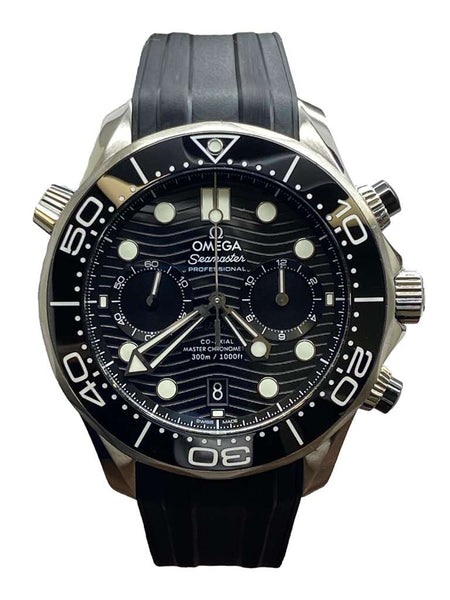 Omega Seamaster 300 Chronograph 210.32.44.51.01.001 Black Dial Automatic Men's Watch
