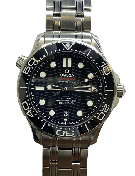 Omega Seamaster Diver 300M Ceramic 42mm 210.30.42.20.01.001 Black Dial Automatic Men's Watch