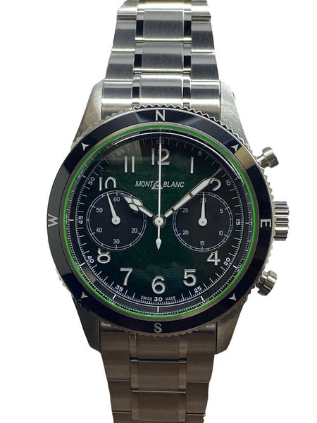 Montblanc 1858 0 Oxygen 133298 Green Dial Automatic Men's Watch