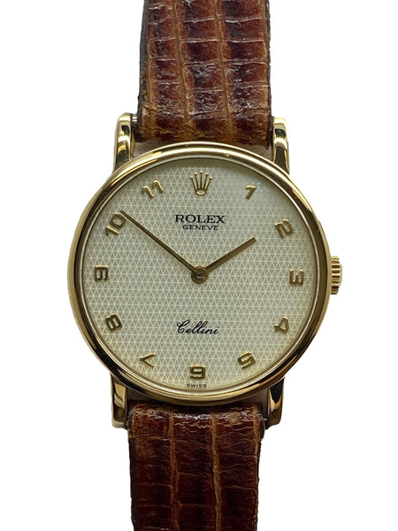 Rolex Cellini 26mm 5109 Ivory Dial Hand Wind Women's Watch