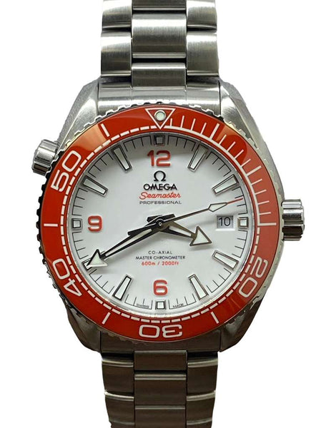Omega 43,5mm Seamaster Planet Ocean 600m 215.30.44.21.04.001 White Dial Automatic Men's Watch