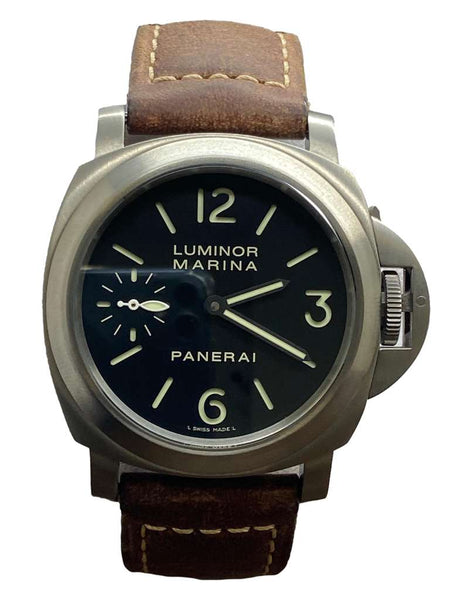Panerai Luminor Marina Titanio PAM00177 Black Dial Hand Wind Men's Watch
