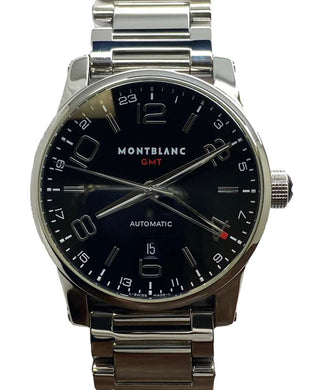 Montblanc Timewalker GMT 7081 Black Dial Automatic Men's Watch