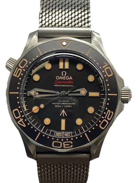 Omega Seamaster Diver 300M James Bond NTTD 007 210.90.42.20.01.001 Black Dial Automatic Men's Watch