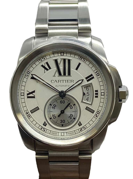 Cartier Calibre 42mm W7100015 White Dial Automatic Men's Watch