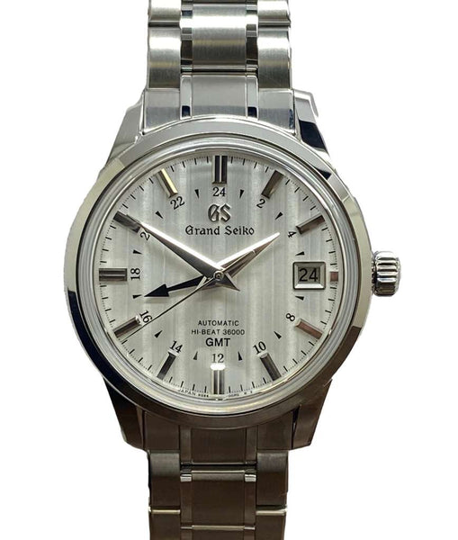 Grand Seiko Elegance Collection GMT Yukigesho Snow SBGJ271 Silver Dial Automatic Men's Watch