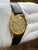 Omega 32mm 14K Gold Plated Breguet Arabic Cream Dial Manual wind Watch