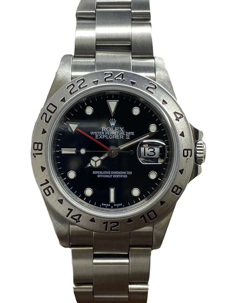 Rolex Explorer II SEL 16570 Black Dial Automatic Men's Watch